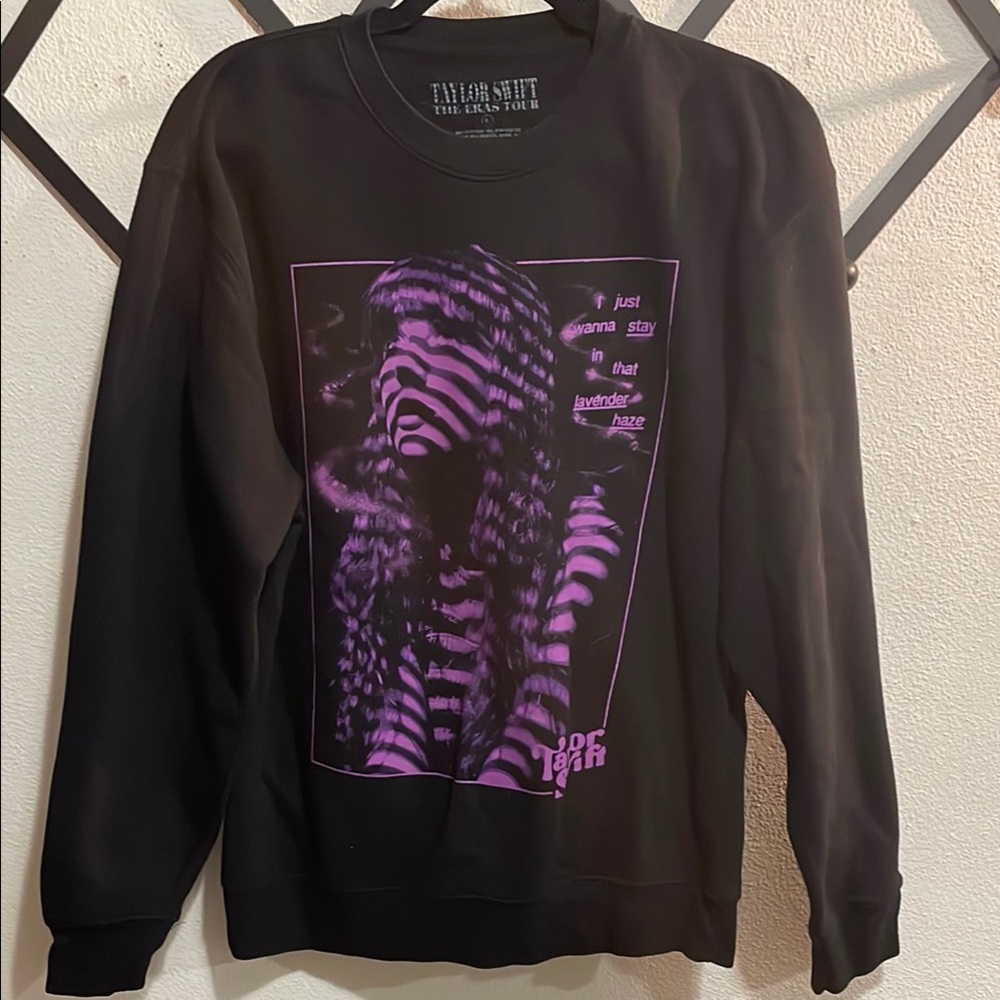 Taylor Swift Black and Purple lavender haze sweatshirt